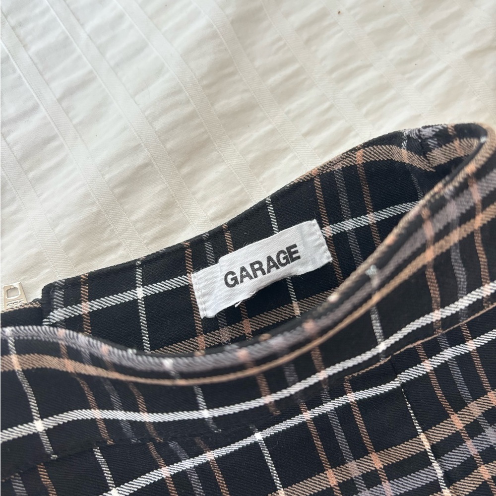 Garage Plaid Pencil Skirt - Picture 3 of 3
